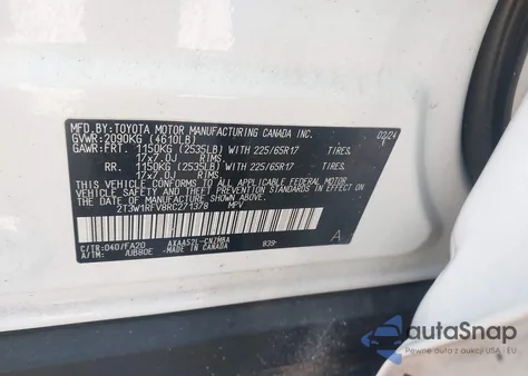 2024 Toyota Rav4 Xle z USA, uszkodzony, nr VIN 2T3W1RFV8RC271378